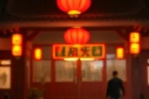 窗台上折好的纸鹤静止不动，窗外景象虚化