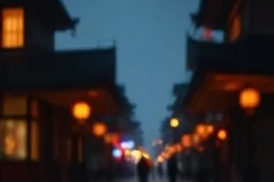 白色瓷碗特写置于木质桌面，冷调侧光勾出裂纹